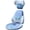 Blue, variant on Florich Car Seat Cushion and Lumbar Support Pillow, Memory Foam Pillow for Tailbone Relief, Use for Office/Car/Wheel Chair, Pink