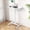 White, variant on EDX Small Standing Desk, Mobile Portable Rolling Desk with Lockable Wheels & Adjustable Height, for Home Office, Black