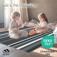 thumbnail image 4 of ODIKA 4'x6' Machine Washable Non-Slip Area Rug, Rustic Bold Arrangement High Traffic Rug, Black, 26650, 4 of 7