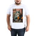 thumbnail image 5 of Solid ColorCat Oversize T-shirts For Women Basic Plus Tees Baggy t Shirts, 5 of 5