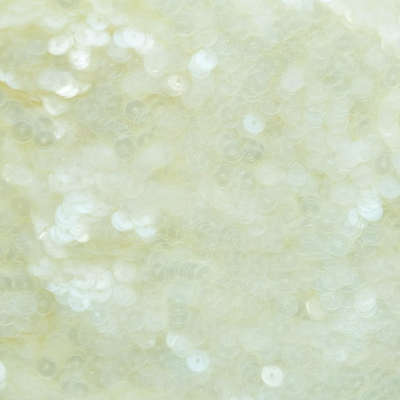 Crystal Clear Antiqud Sequins 6mm Transparent See-Thru Made in USA