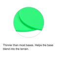 thumbnail image 5 of 30MM Redondo Miniatura Modelo Bases, 2MM Grosor Circular Base, Verde Paquete de 10, 5 of 5