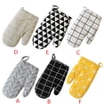thumbnail image 7 of MAYNOS Glove Microwave BBQ Oven Cotton Baking Pot Mitts Cooking Heat Resistant Kitchen,100% Quilted Cotton with Thick Terry Cloth Lining, Set of 2 Mittens 6 Colors, 7 of 7