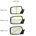 thumbnail image 5 of Fits 00-06 MB S Class Right Passenger Convex Mirror Glass Lens W/Silicone, 5 of 6