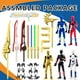 thumbnail image 2 of Figura De Acción T13 Ya Ensamblada Paquete De 5 Figuras De Acción Titan 13 Multicolores Maniquí Con Sable Láser Impreso En 3D T 13 Lucky 13 Robo 13 Nova 13 Figuras De Acción Figura De Acci?N T13 5 Col, 2 of 5
