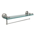 thumbnail image 2 of Prestige Regal Collection Paper Towel Holder with Gallery Rail Glass Shelf - Polished Nickel / 22 Inch, 2 of 5