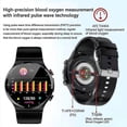 thumbnail image 4 of brillar El ritmo cardíaco de la presión arterial de los hombres del reloj elegante de Ecg+ppg mira el perseguidor Smartwatch de la aptitud de la prenda impermeable Ip68, 4 of 4