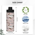 thumbnail image 3 of Daiia Cloud Sloth Printed 18 OZ Sports Insulated Kettle Drinking Cup Water Bottle Stainless Steel Kettle Portable Cup For Gym, 3 of 7