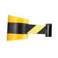 thumbnail image 3 of Barricada de control de multitudes fija con cinturón retráctil para ahorrar espacio 5m Amarillo, 3 of 7
