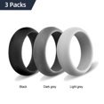 thumbnail image 1 of Geedyn 8mm 6-12 Size 3 Colour Set Silicone Ring Man, 1 of 4