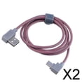thumbnail image 1 of Cable USB tipo C,Cable cargador USB C,Cable en ángulo tipo C,cable de sincronización del cargador del teléfono,Cable USB-C,Cable de carga tipo C,Cable de datos tipo C 2 piezas, 1 of 8