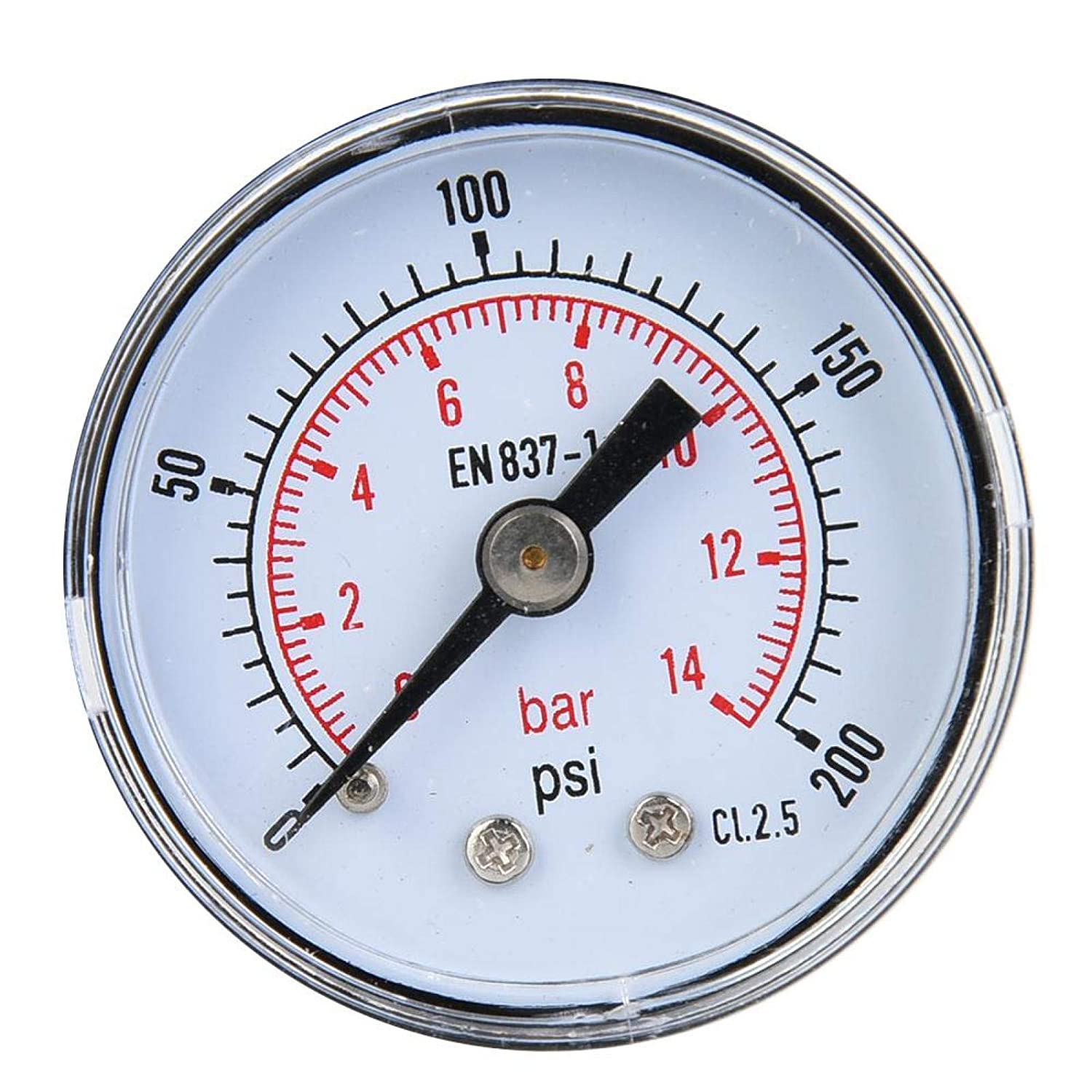 Mechanical Pressure Gauge Air Water Oil Filled Pressure Gauge Double