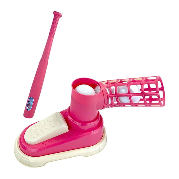 Máquina de lanzamiento de béisbol, máquina de entrenamiento de béisbol para niños, deporte interactivo con 3 bolas