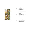 thumbnail image 6 of Retro Flowers Case Compatible with iPhone 12,Aesthetic Art Design TPU Bumper Cover Case, 6 of 6