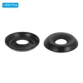 thumbnail image 3 of Uxcell Finish Countersunk Washer, 304 Stainless Steel Flat Cup Head Screw Gasket Bolt for Mechanical Parts DIY Models Black #4 500, 3 of 6