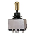 thumbnail image 3 of MERIGLARE Electric Guitar 3 Way Toggle Switch Three-Way Pickup Selector Switch Select Knob Gold, 3 of 7