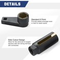 thumbnail image 4 of DASBET 7pcs O2 Oxygen Sensor & Oil Pressure Sending Unit Master Sensor Socket Set, 4 of 6