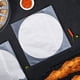 thumbnail image 3 of 1 paquete de 50 hojas de papel para hornear antiadherente para barbacoa, papel de aceite de silicona de doble cara, papel redondo para horno, accesorios para barbacoa, 3 of 5