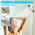 thumbnail image 4 of fsxdhpcsgfc Shower Head High Pressure Rain, Bathroom Showerhead With Plated Finish, 4 of 7