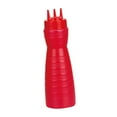 thumbnail image 2 of Botella de para ensaladas Botellas de condimentos 570 ml Botellas de ensalada portátiles recargables multifuncionales Contenedor de para 3 agujeros rojo mayimx Botellas de salsa, 2 of 9