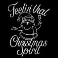 thumbnail image 2 of Women's Lost Gods Feelin' That Christmas Spirit  Graphic Tee Black 2X Large, 2 of 4