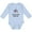 AE-Light Blue, variant on Inktastic My Great Aunt Loves Me Unicorn Niece Girls Long Sleeve Baby Bodysuit