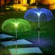 thumbnail image 3 of Luces solares para jardín, paquete de 2 lámparas solares para jardín exterior, luces solares de fibra con diferentes modos de cambio de color, lámparas solares impermeables para decoraciones de, 3 of 6