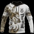thumbnail image 3 of Sudadera con capucha para hombre, otoño e invierno, estampado 3D de lobo animal, manga larga, holgada, moda urbana, ropa para hombre 6XL, 3 of 5