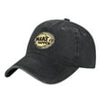 thumbnail image 2 of Vintage Cotton Washed Distressed Baseball Cap - Rugged Textured Hat for Men & Women - " MAKE IT HAPPEN " Design, 2 of 6