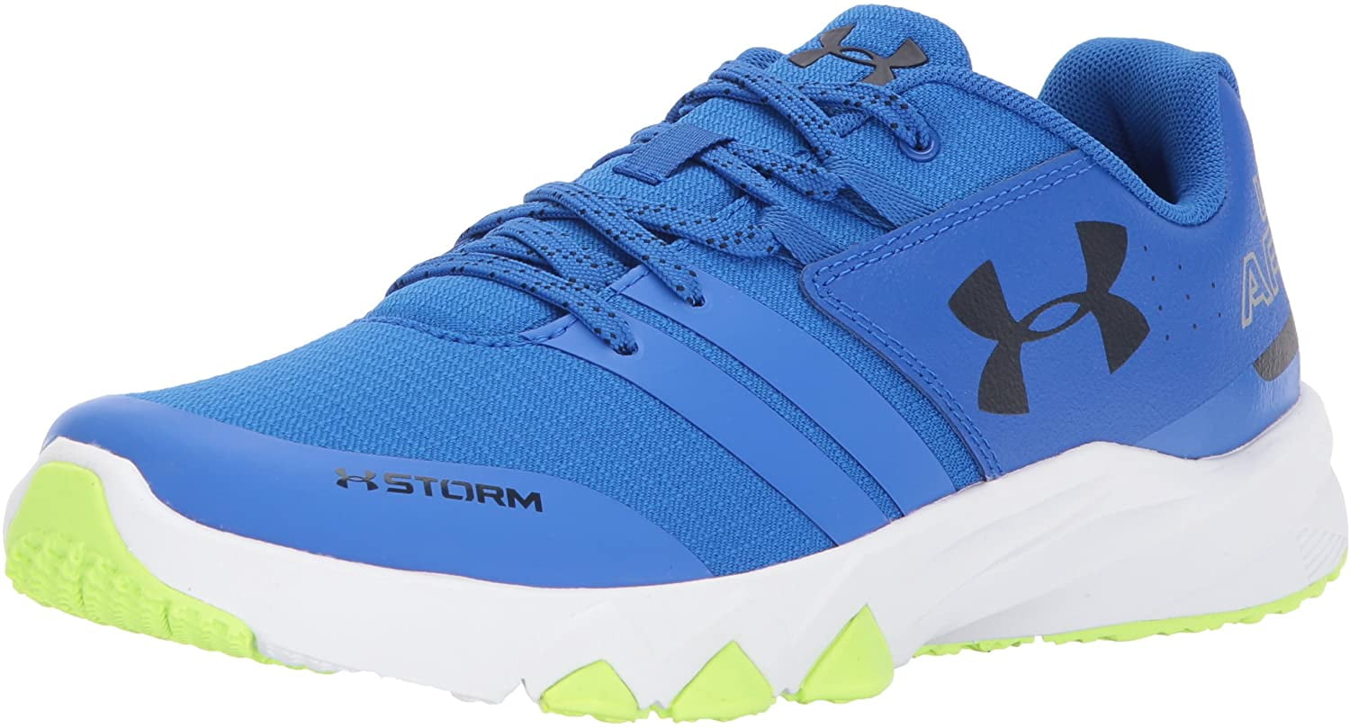 Under Armour Boys' Grade School Primed X Athletic Shoe, Ultra Blue (907 ...