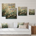 thumbnail image 4 of Designart "Green Blue Calm Oasis III" Abstract Botanicals Print on Natural Pine Wood, 4 of 5