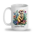 thumbnail image 2 of Personalized Meerkat Coffee Mug – Thoughtful Gift for Meerkat Lovers, Parents, Friends – Custom Name Ceramic Cup 11oz 15oz – Great for Coffee & Tea Lovers, 2 of 6