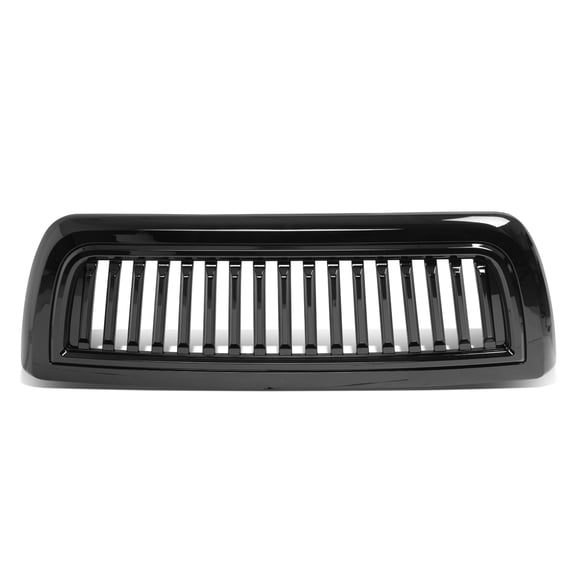 DNA Motoring GRF-OH-010-T3 For 2010 to 2018 Dodge Ram 2500 3500 Glossy Badgeless Vertical Slat Mesh Front Bumper Grille 11 12 13 14 15 16 17