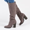 thumbnail image 3 of Journee Womens Kyllie Wide Calf Stacked Heel Knee High Boots, 3 of 3