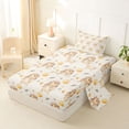 thumbnail image 2 of Erosebridal Capybara Astronaut Kids Twin Sheet Sets, Outer Space Planet Bedding, 3-Piece, 2 of 5