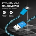 thumbnail image 4 of PEACNNG Micro USB Cable 10FT   Android Charger Cable Data Sync and Fast Charging Nylon Braided Cord Compatible with TV Stick    Chromecast  Power Bank  Android Phone  Black, 4 of 6