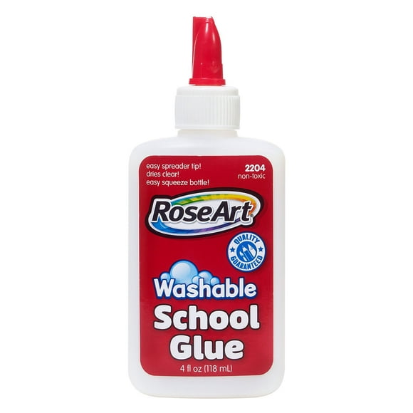 RoseArt 4-oz Washable School Glue, Packaging May Vary (DDT65)