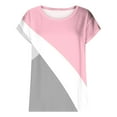thumbnail image 5 of Homenesgenics WomensTops Clearance Breathable Womens Fashion Comfortable Casual V-Neck Short Sleeve Print Top Blouse, 5 of 6