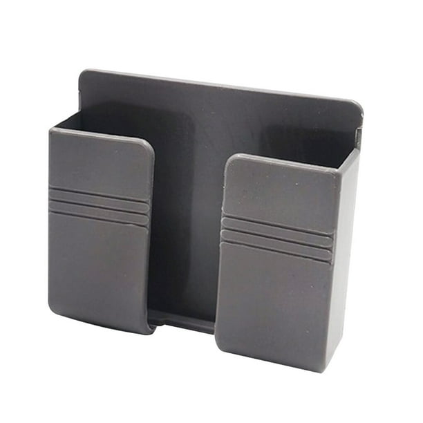 Cateissary ¡Caliente! Soporte colgante de carga para teléfono móvil, soporte de enchufe multifunción para montar en la pared, caja de almacenamiento Almacenamiento y organización del hogar gris