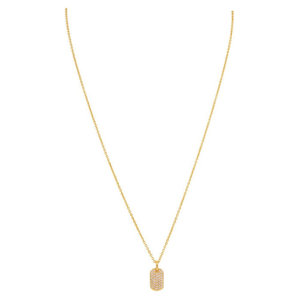 Gorjana dog 2024 tag necklace