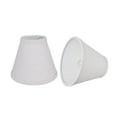 thumbnail image 2 of Aspen Creative 32125-2 Small Hardback Empire Shape Chandelier Clip-On Lamp Shade Set (2 Pack), Transitional Design in Light Grey, 6" bottom width (3" x 6" x 5"), 2 of 8