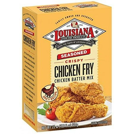 Louisiana Fish Fry, Seasoned Chicken Fry, 22-Ounce Box, 1 (Best Fried Chicken In Louisiana)