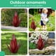 thumbnail image 5 of FLhrweasw Estatua Planta Arte Patio Hierro Decoraciones Jardín Agave Estacas para Del (rojo 27CM), 5 of 7