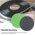 thumbnail image 3 of Graflsoa 12-Inch Anti-Static Turntable Mat - Acrylic Vinyl Record Slipmat for Noise Reduction, Black or Green, 30cm Diameter, 3mm Thickness, 3 of 6