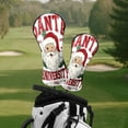 thumbnail image 5 of Golf Club Head Covers Happy Christmas Waterproof Leather Golf Head Covers for Men Women Driver Head Cover Fairway Headcover for Golf Lovers, 5 of 5