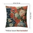 thumbnail image 4 of Red Navy Pink Floral Chinoiserie Monkey Decor Ginger Jar Pillow Case Chinoiserie Asian Throw Pillow Cushion Cover Pillow Covers Decor Pillowcase for Sofa Living Room Bedroom, 4 of 7