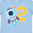 thumbnail image 4 of Inktastic Rocket Space Ship Happy Second Birthday Boys or Girls Toddler T-Shirt, 4 of 5