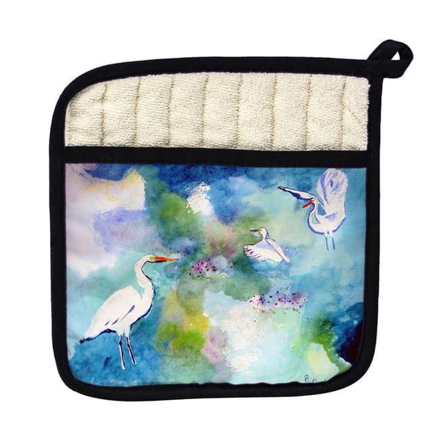 Betsy Drake PT1047 Porte-Pot Trois Aigrettes