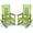 Apple Green, variant on KINGYES HDPE Rocking Chairs Outdoor, Patio Rocking Chairs Smooth Porch Rocker for Deck Lawn Yard, Brown