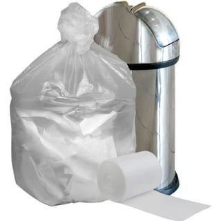 Dropship Outdoor Trash Bags Large 33 X 40; Pack Of 500 Clear Trash Can  Liners; Thin 0.47 Mil Polyethylene Big Garbage Bags Unscented; Leakproof Waste  Basket Bags; 33 Gallons Kitchen Waste Basket